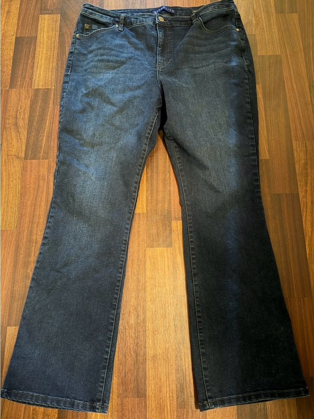 Women’s Bandolino Bootcut Dark Wash Jeans Size 16w